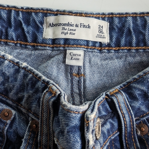 Ab & Fitch The Loose High Rise Curve Love - Picture 6 of 11